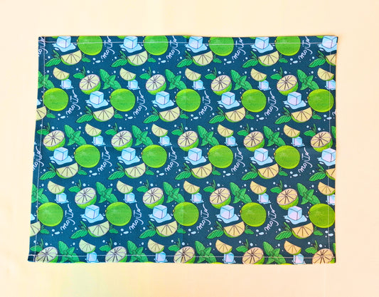 Tovaglietta americana design unico fatto a mano pattern mojito