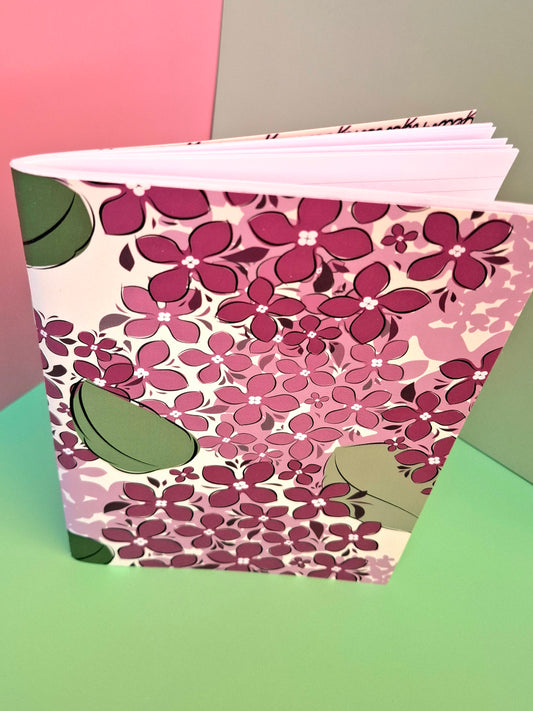 Quaderno Ortensia rosa