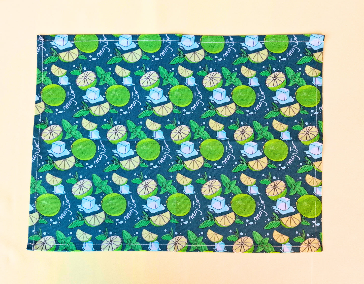 Tovaglietta americana design unico fatto a mano pattern mojito