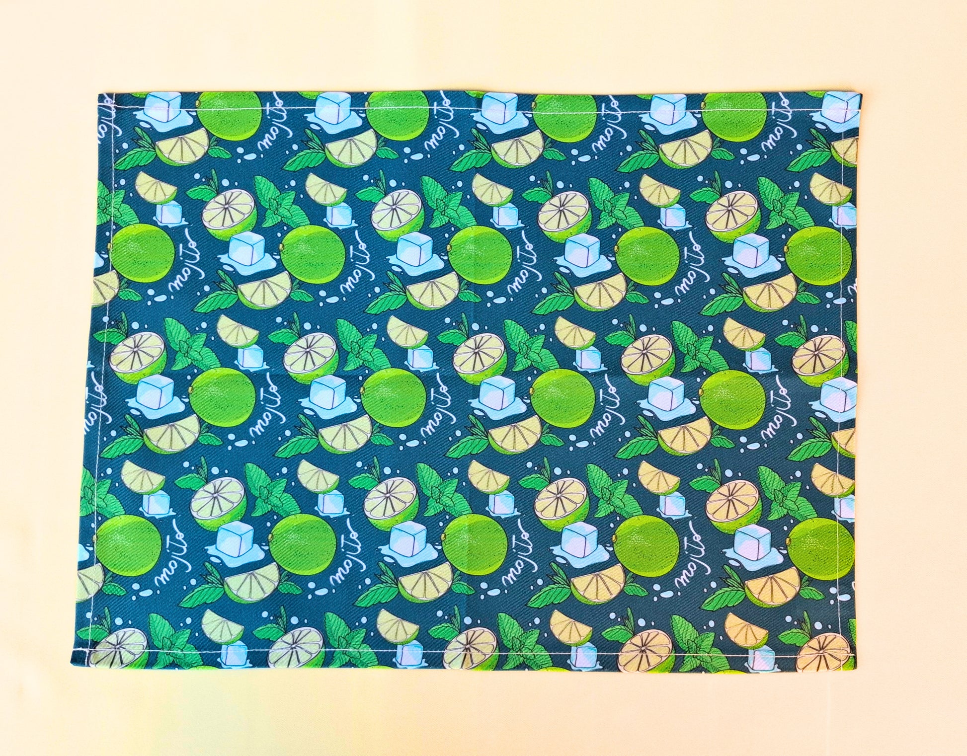 Tovaglietta americana design unico fatto a mano pattern mojito
