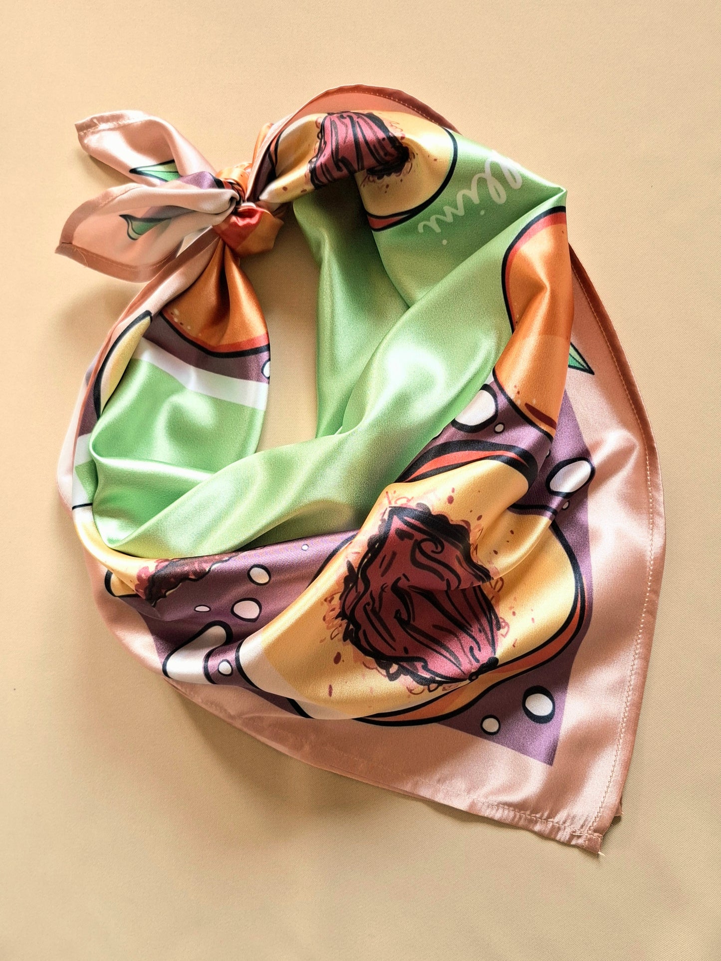 Foulard carré 70cm Bellini