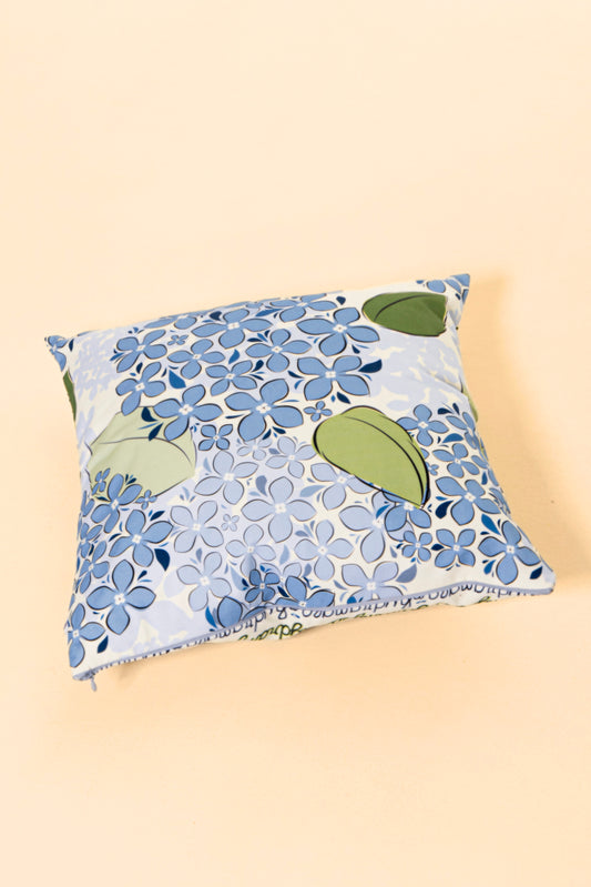Cuscino Ortensia Blu